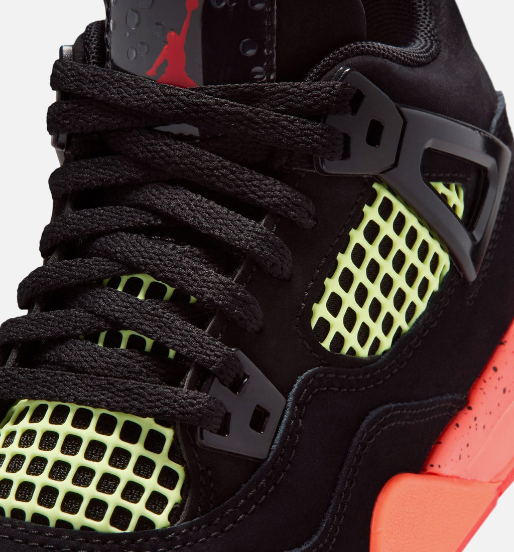 Air Jordan 4 Retro Black Infrared 23 Preschool – Black/Infrared 23/Bright Mango