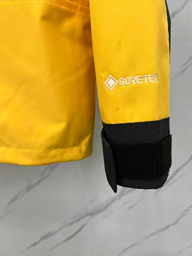 The North Face Yellow Black GORE-TEX Mountain Jacket Waterproof Shell