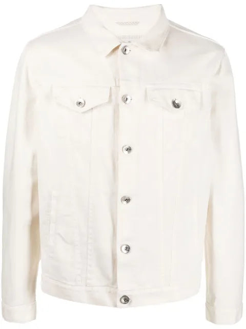Brunello Cucinelli long-sleeve denim jacket