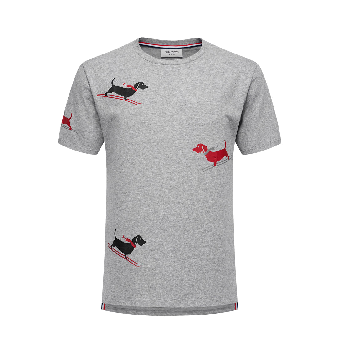 Men's Classic Four-Bar Lobster T-Shirt - 100% Cotton Made in Japan | Thom Browne