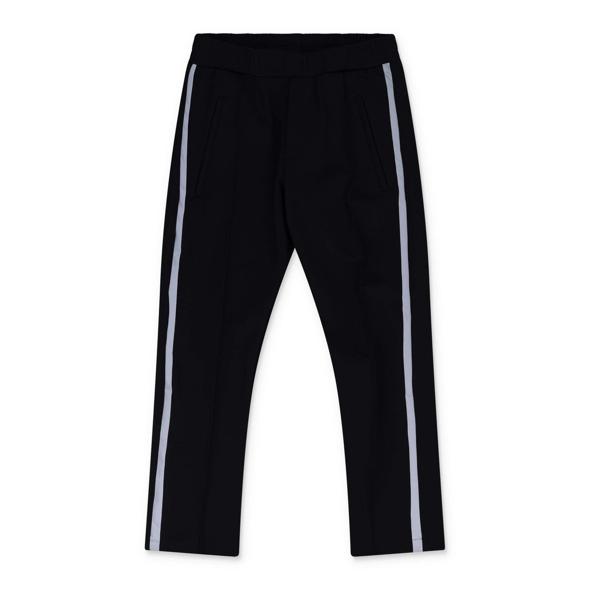 Black Striped Traxedo Pants