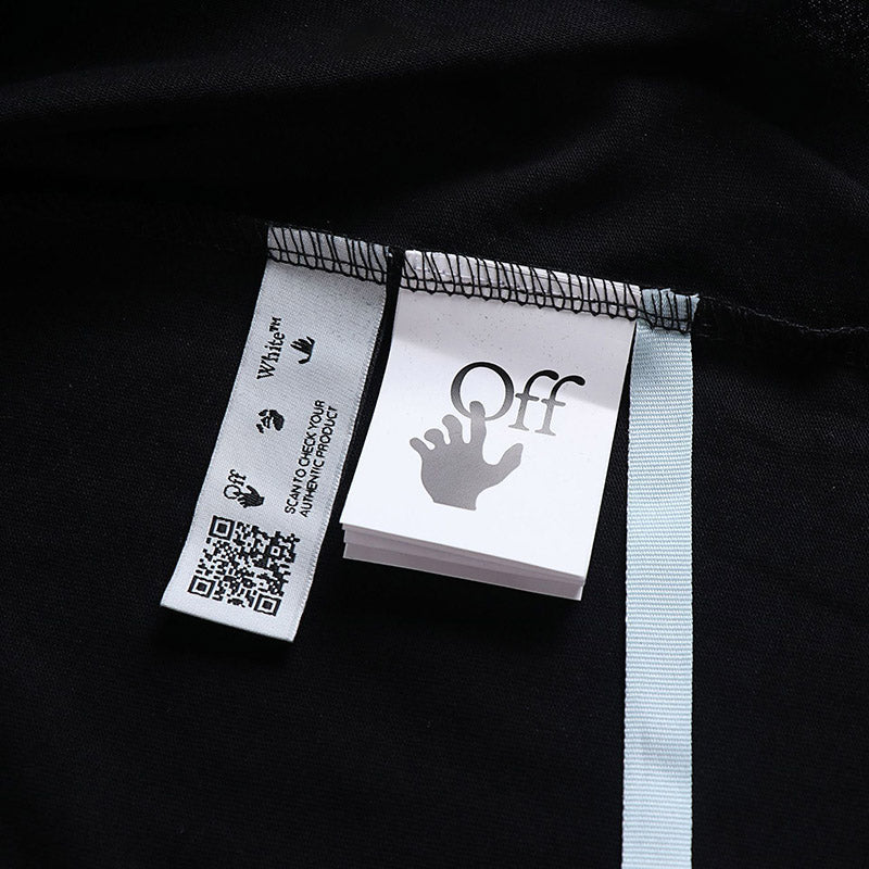 Off-White Flying Bird Letter Pattern T-Shirt