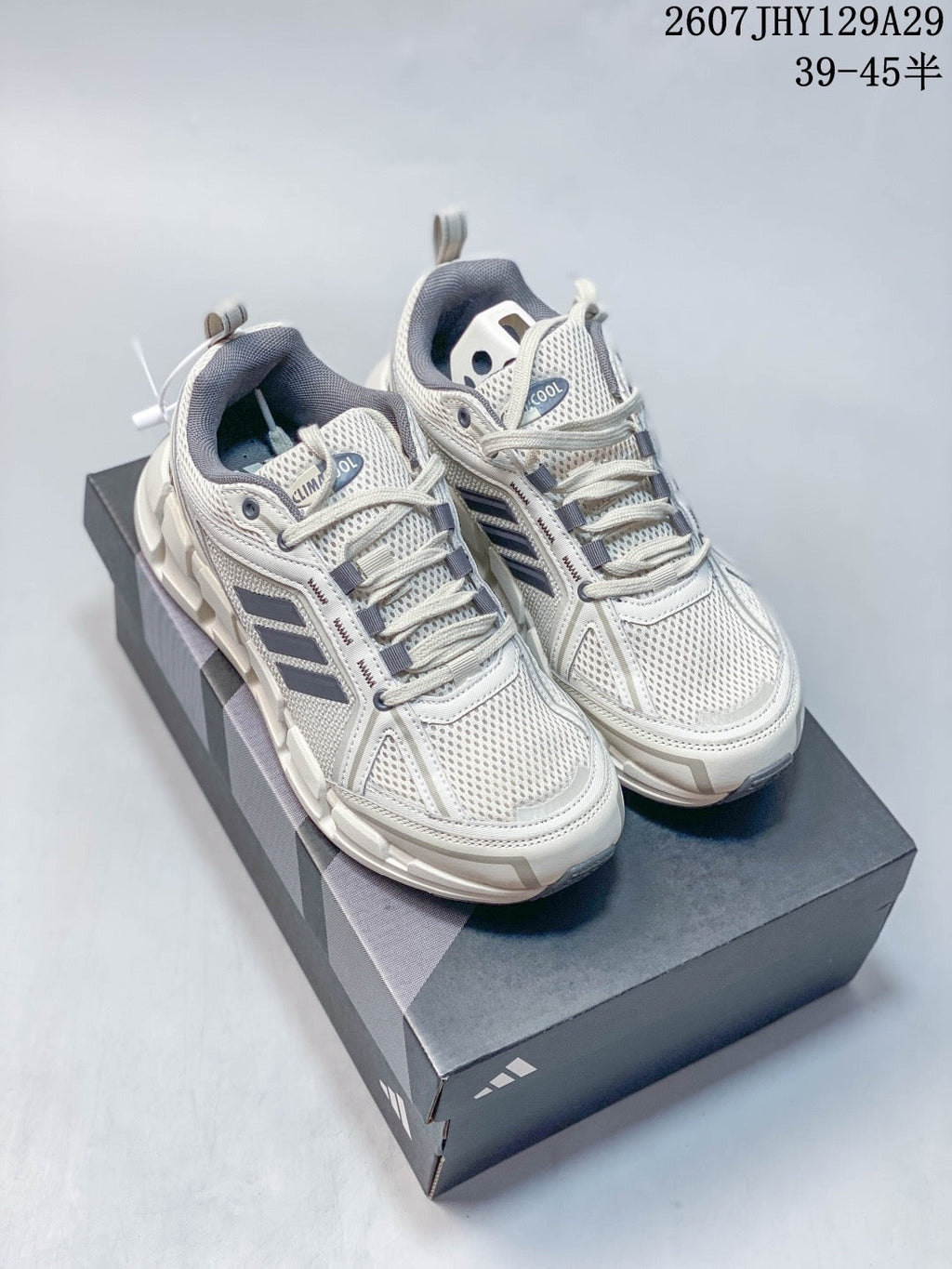 Adidas KK01550 Men's Running Shoes - 4 Colorways incl. White/Grey & White/Grey/Beige