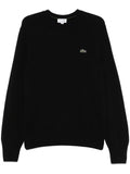 Lacoste carded-wool crew-neck sweater