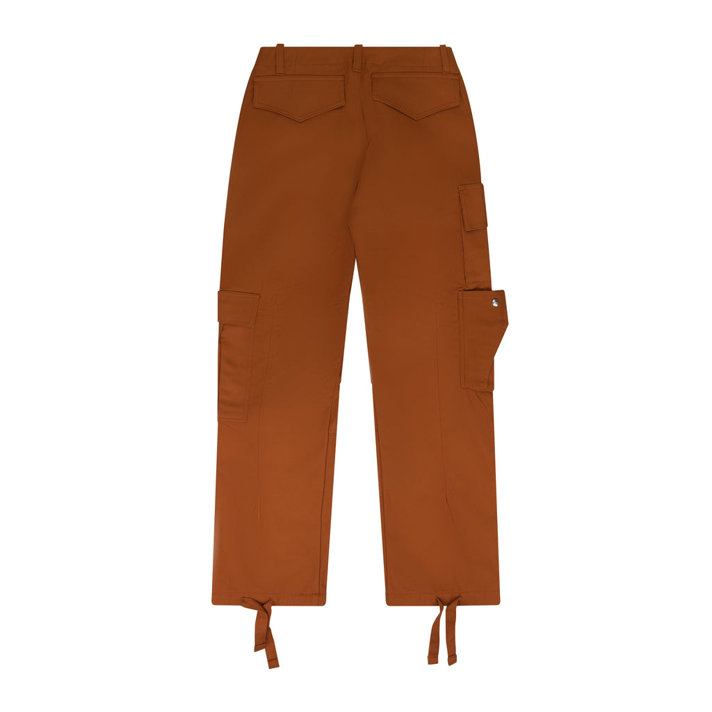 Orange Suiting Cargo Pants