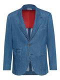 Brunello Cucinelli three-button patch-pocket blazer