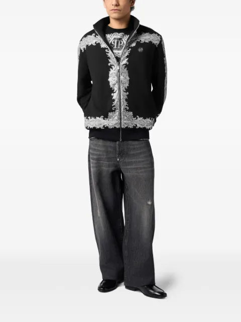 Philipp Plein baroque stones track jacket
