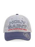 SAINT MXXXXXX script-embroidered baseball cap