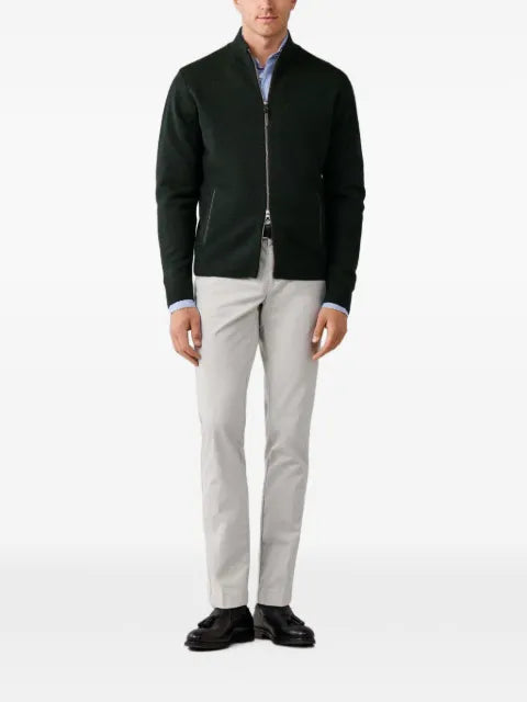 Hackett London Milano-knit merino wool cardigan