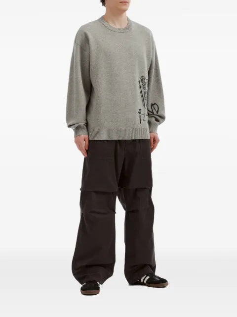 izzue graphic-print sweater