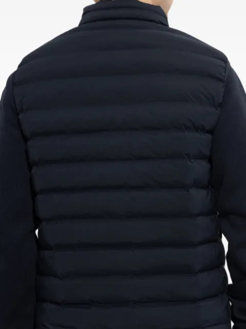Ea7 Emporio Armani quilted logo-patch gilet