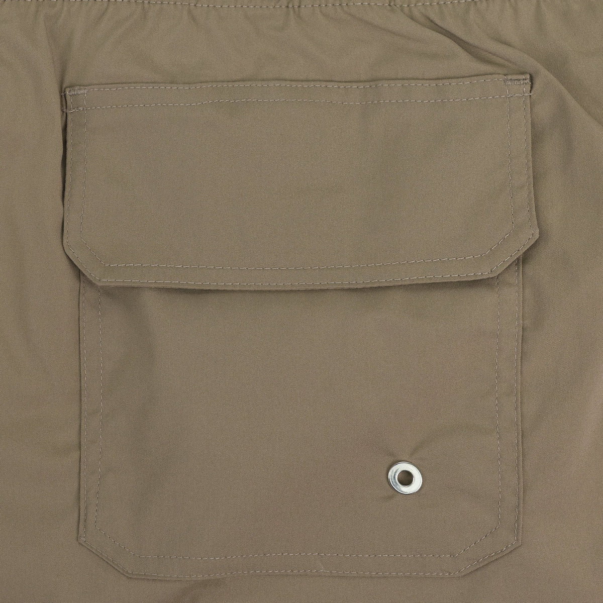 Tan CORE LOGO SWIM TRUNKS
