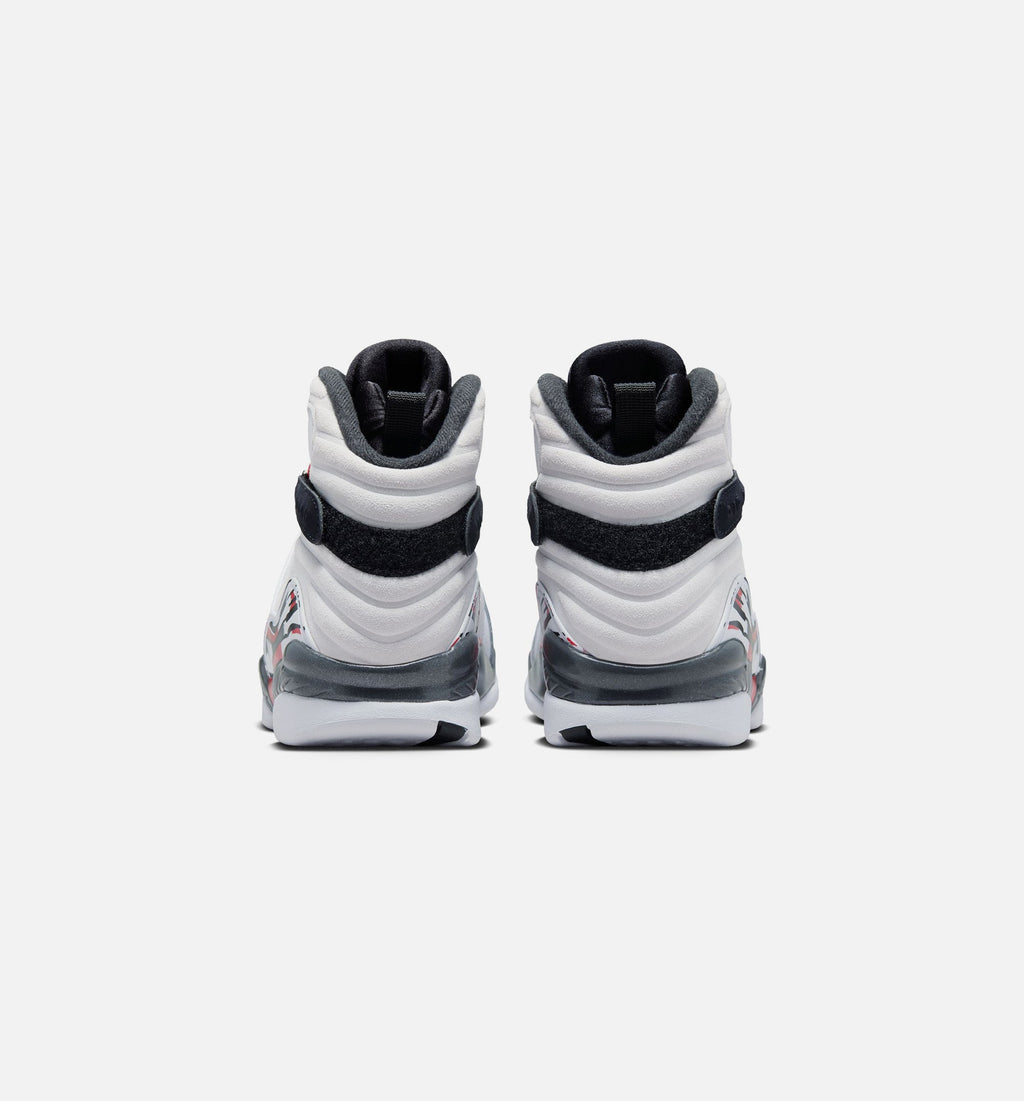 Air Jordan 8 Retro Men's Lifestyle Shoe - White/Black/True Red