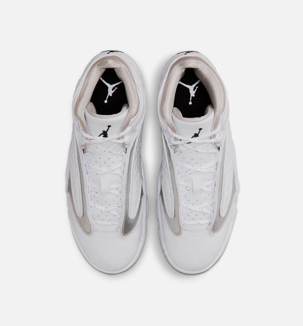 Air Jordan OG Women's Lifestyle Shoes - White/Black/Metallic Silver