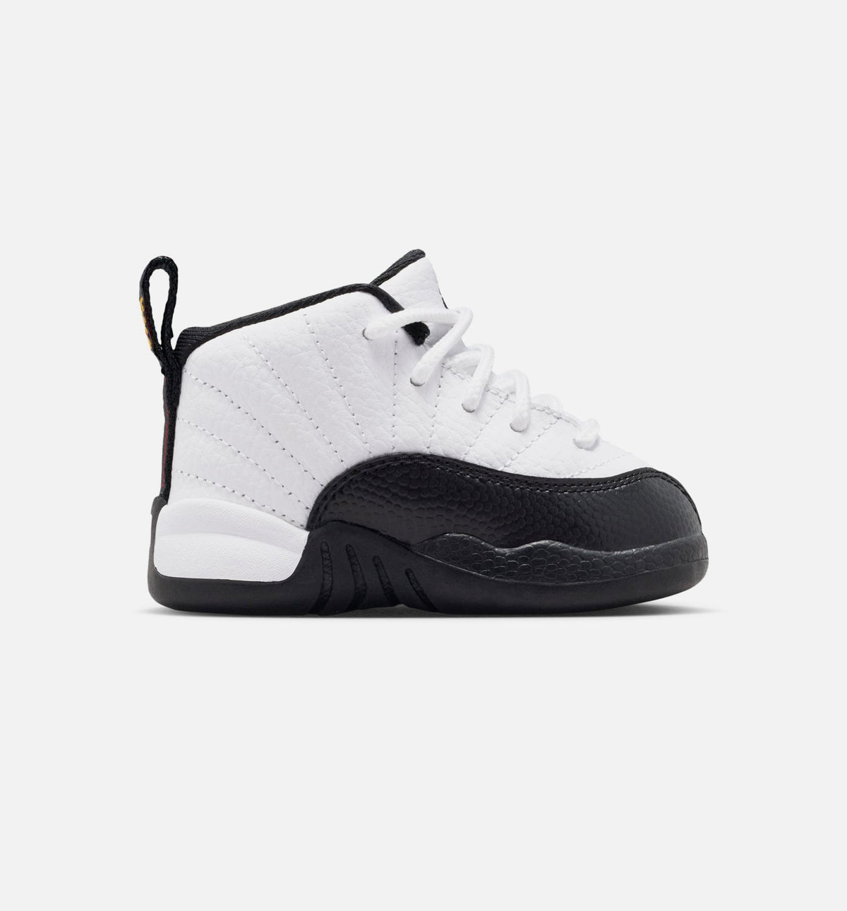 Air Jordan 12 Retro Taxi Infant/Toddler Lifestyle Shoes - White/Black/Taxi