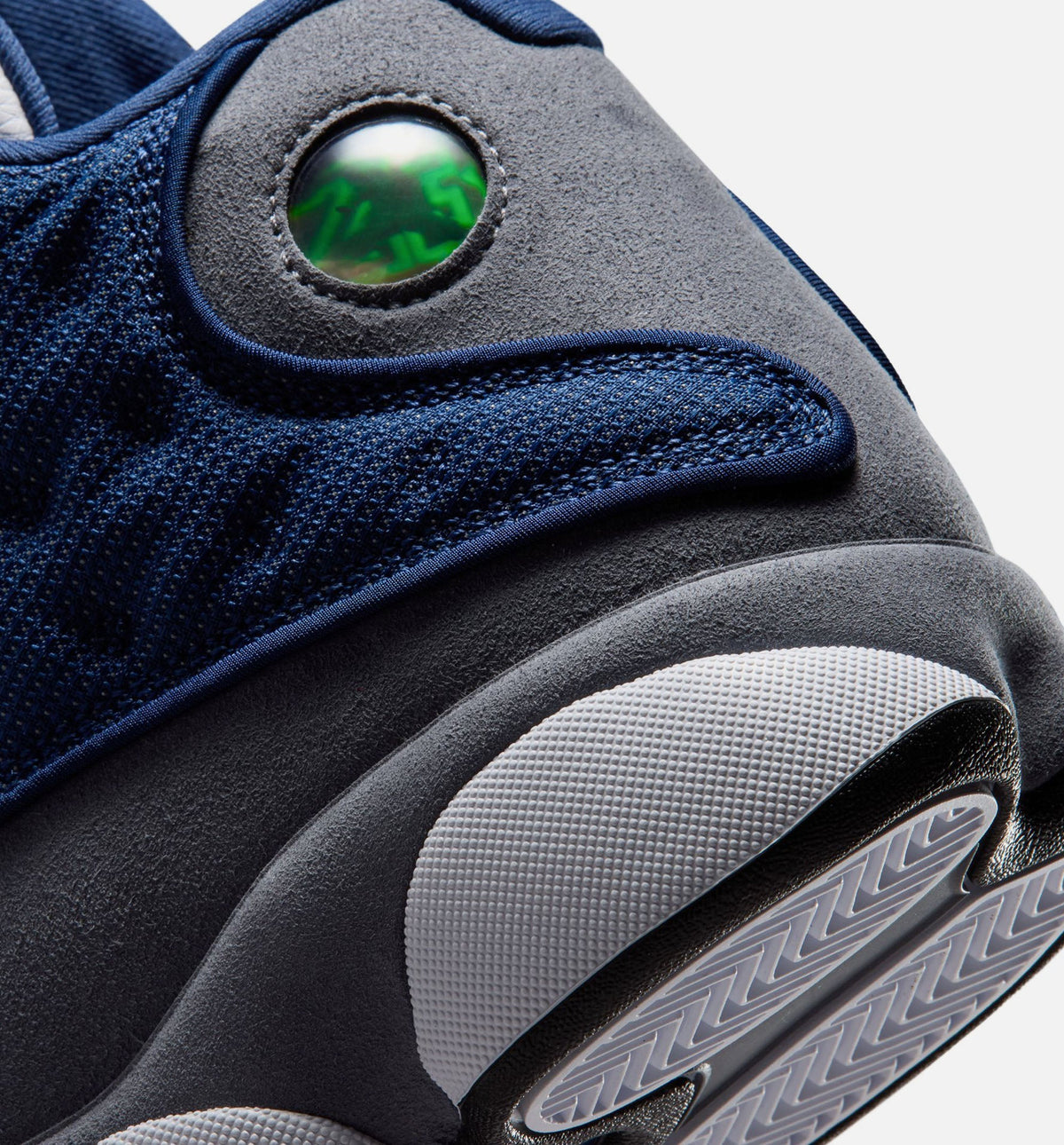 Air Jordan 13 Retro Navy and Flint Grey Men's Shoes - Navy/Grey