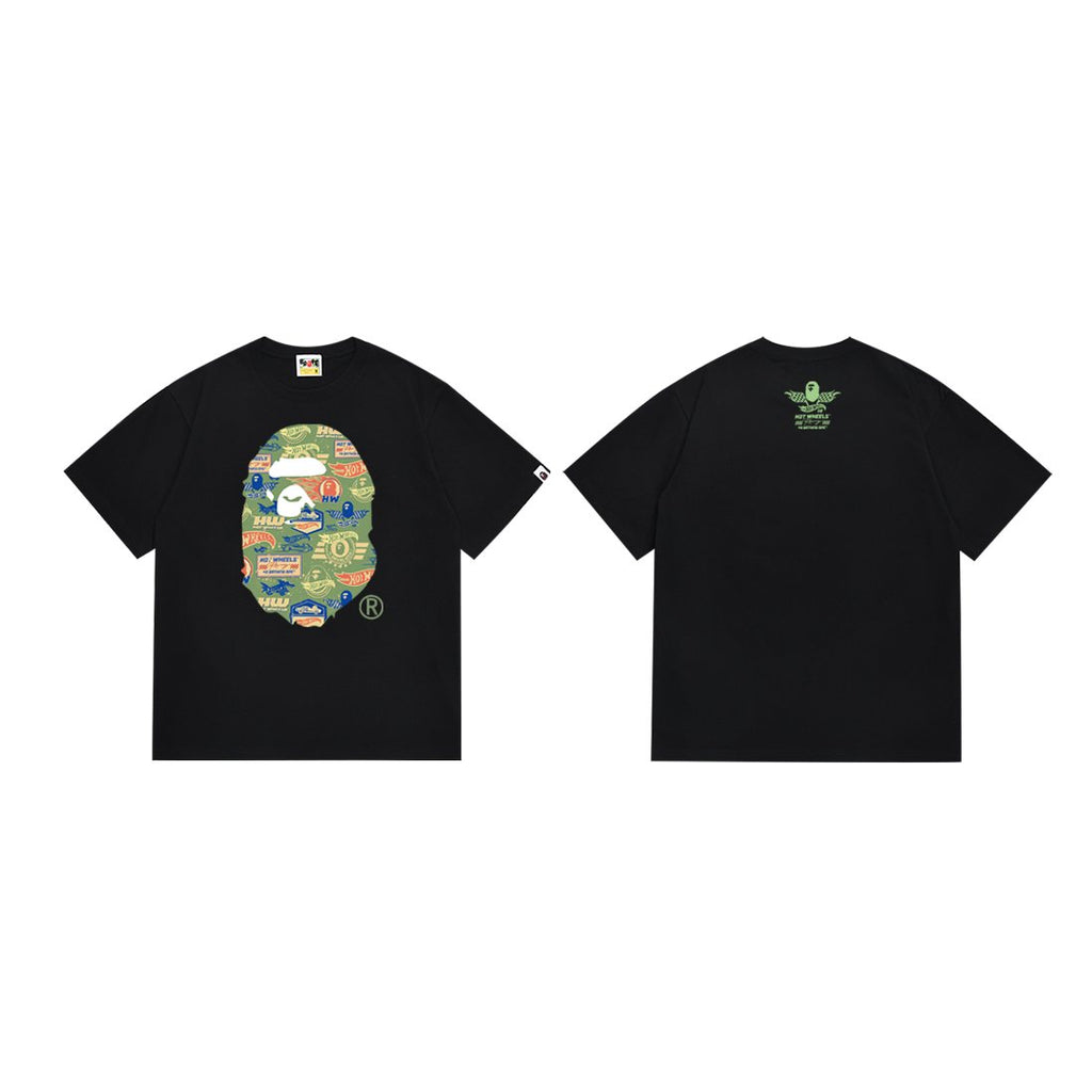BAPE Multicolor Ape Head Graphic Short-Sleeve T-Shirt