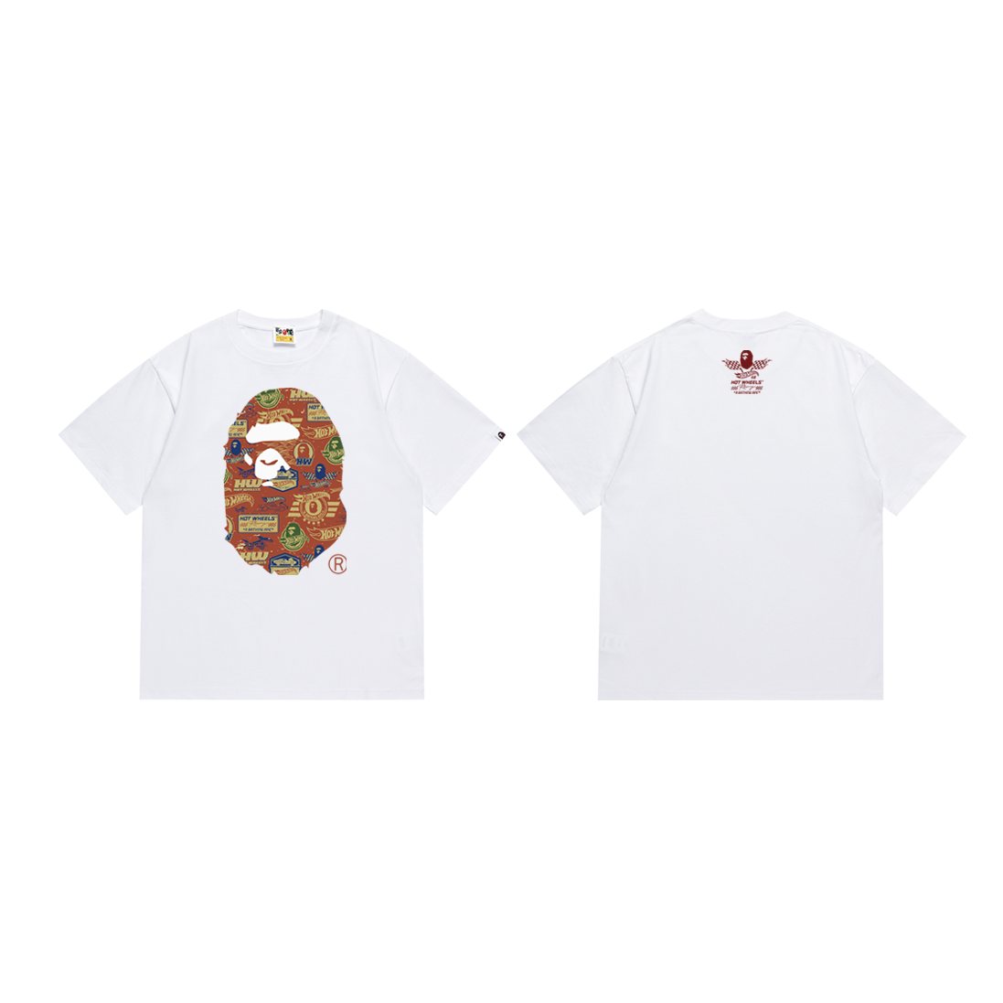 BAPE Multicolor Ape Head Graphic Short-Sleeve T-Shirt