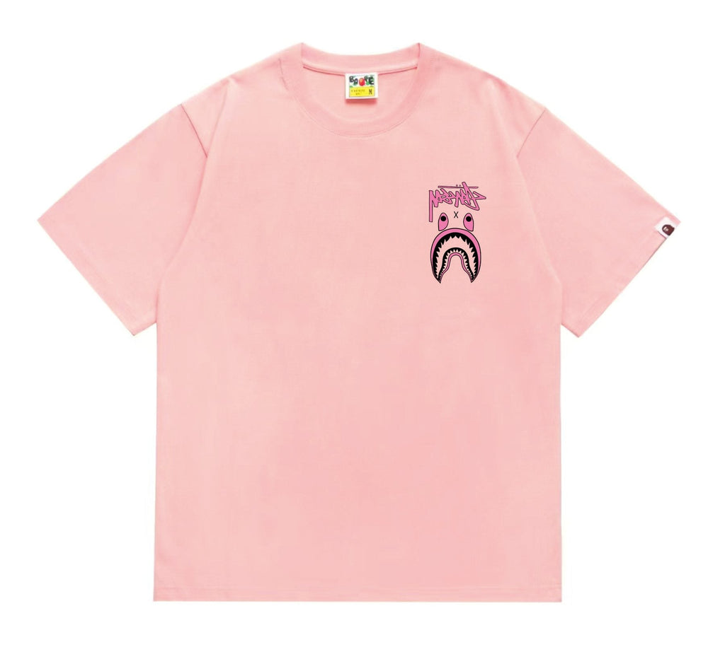BAPE Contrast Shark Wordmark Graphic T-Shirt