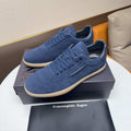 Zegna Suede Low-Top Sneakers