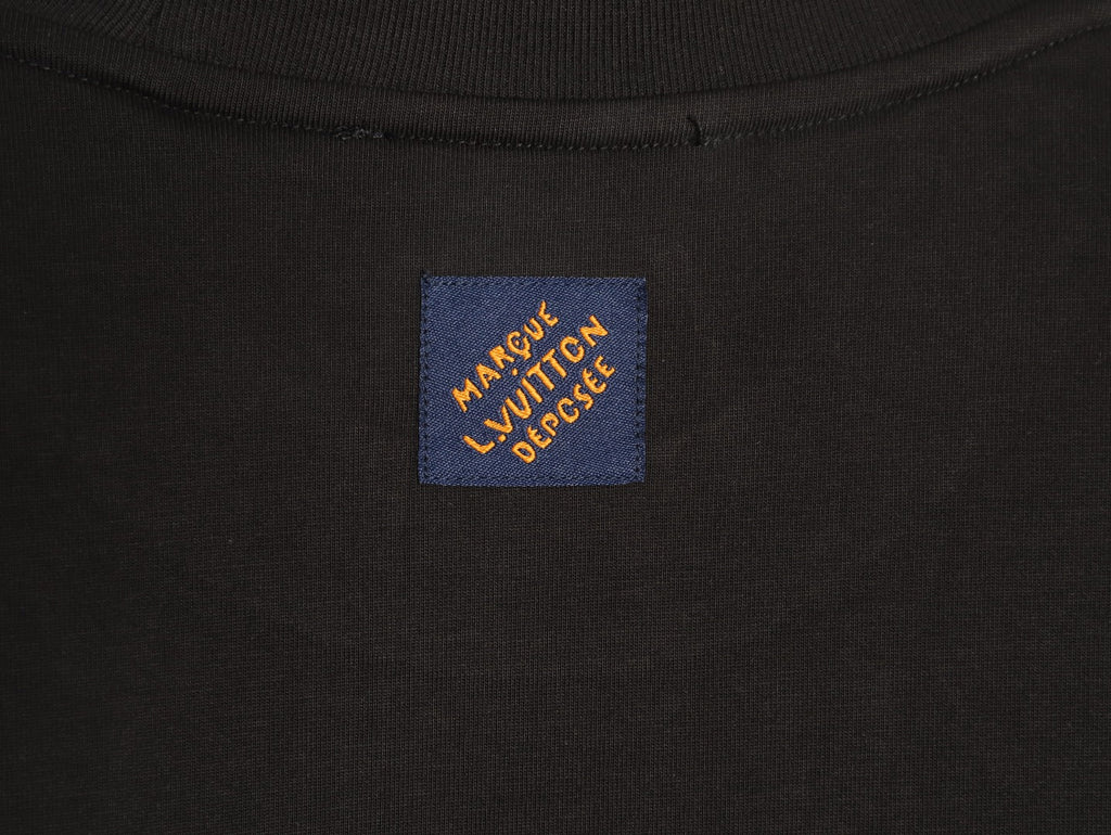 Louis Vuitton Fox and Ribbon Motif T-Shirt - Black